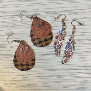 Earrings set of 2